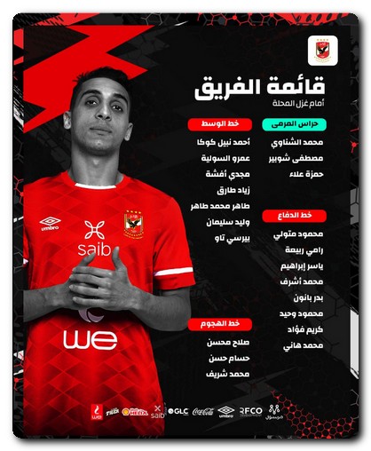 الإصابات تضرب الأهلي وغيابات بالجملة في مباراة غزل المحلة في الدوري المصري 2021/2022 | كورة لايف - ekoora live الإصابات تضرب الأهلي