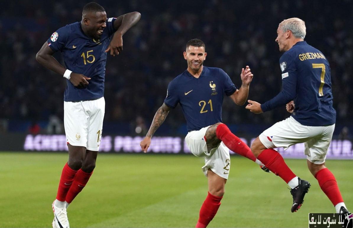 منتخب فرنسا يفوز على أيرلندا 2/0 في تصفيات يورو 2024 | كورة لايف – ekoora live