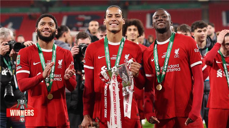 احتفال محمد صلاح مع زملائه بلقب كأس كاراباو | كورة لايف – ekoora live